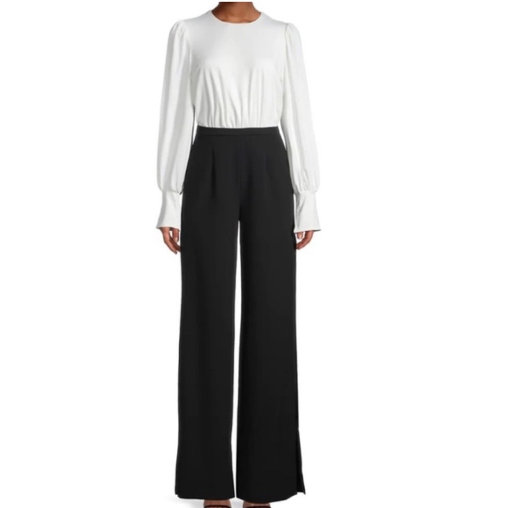 Black Halo Darius Wide Leg Jumpsuit - Black